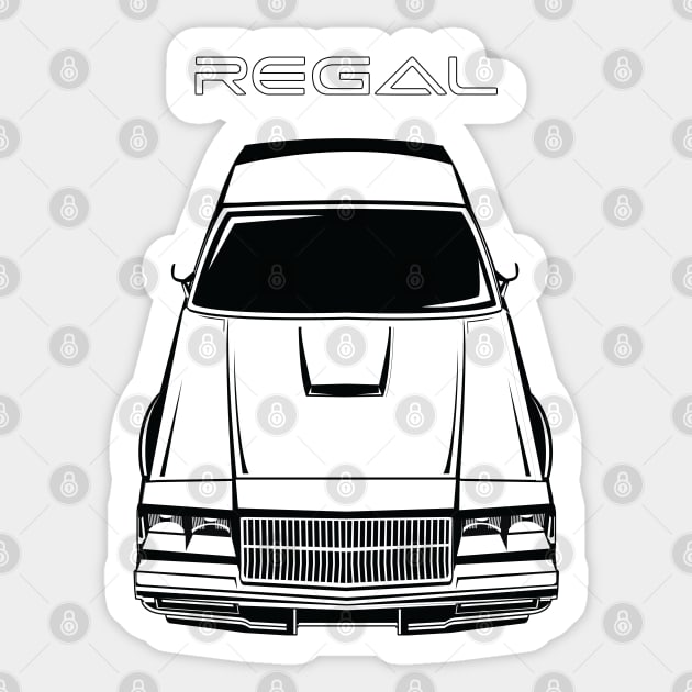 Buick Regal 1981-1987 Sticker by V8social